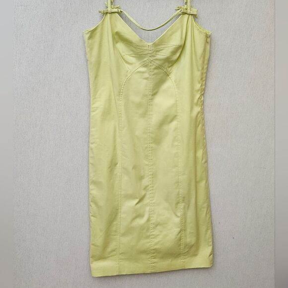 Ideology lime green‎ NWT spaghetti strap summer dress 10 - Picture 2 of 10
